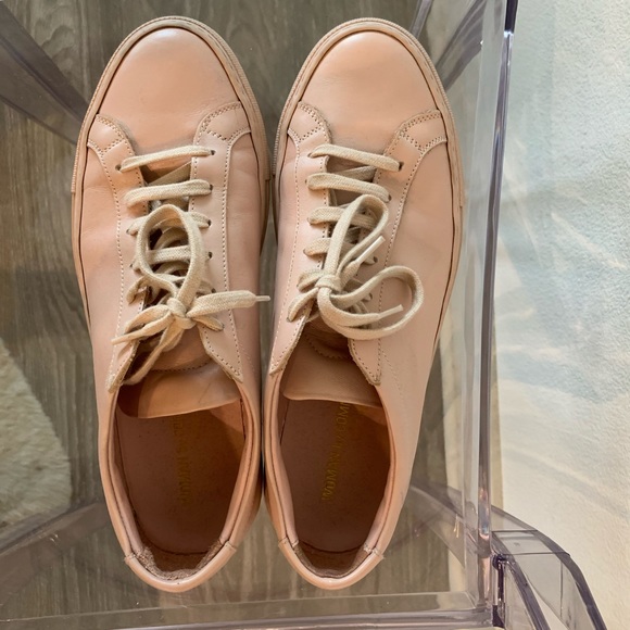 Woman by Common Projects Pink Leather sneakers - Picture 4 of 6